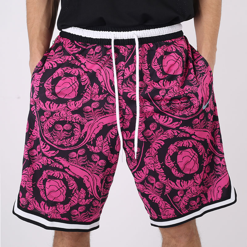 мужские розовые шорты  Nike Dri-FIT DNA Exploration Series Printed Basketball Shorts CV1905-010 - цена, описание, фото 3